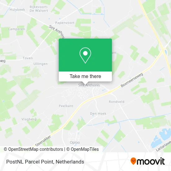 Postnl Pakketpunt map