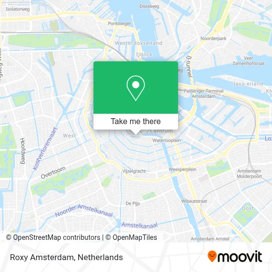 Roxy        Amsterdam map