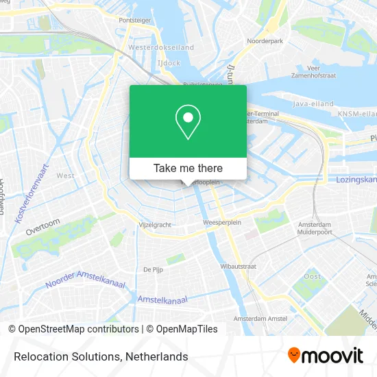 Relocation Solutions map