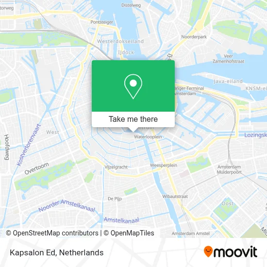 Kapsalon Ed map