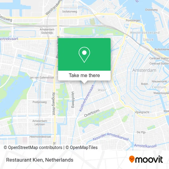 Restaurant Kien map