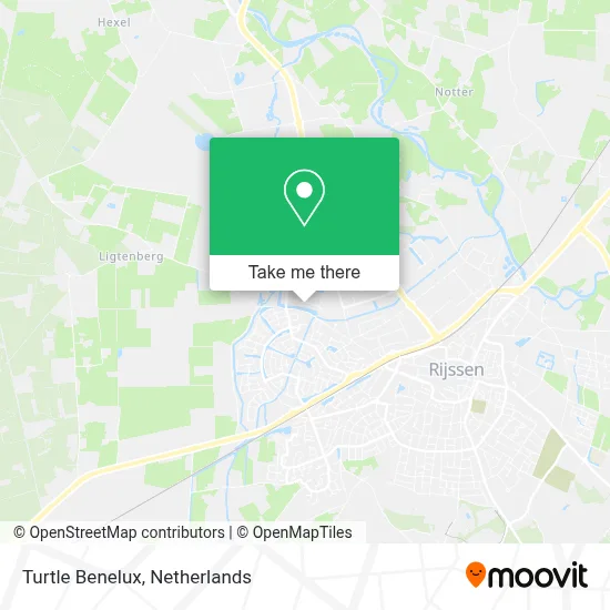 Turtle Benelux map
