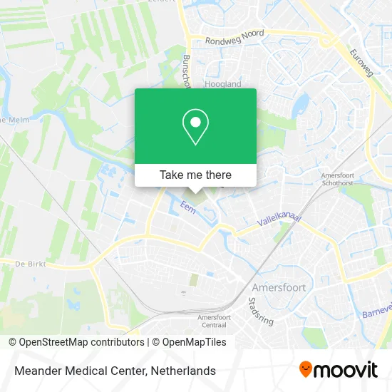 Meander Medical Center map