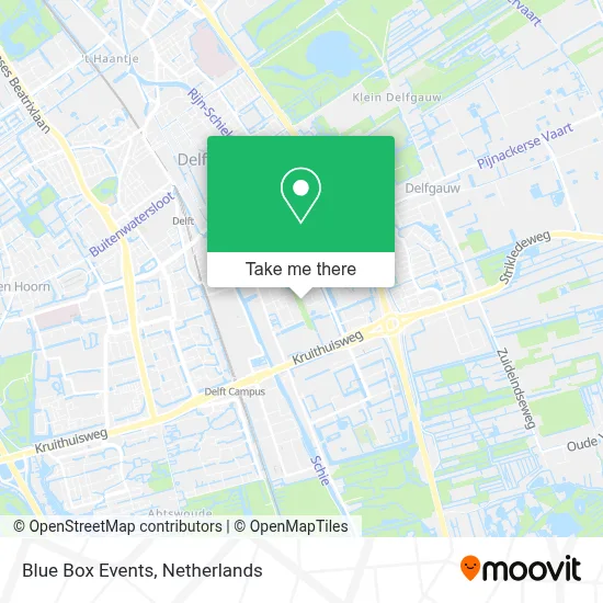 Blue Box Events map
