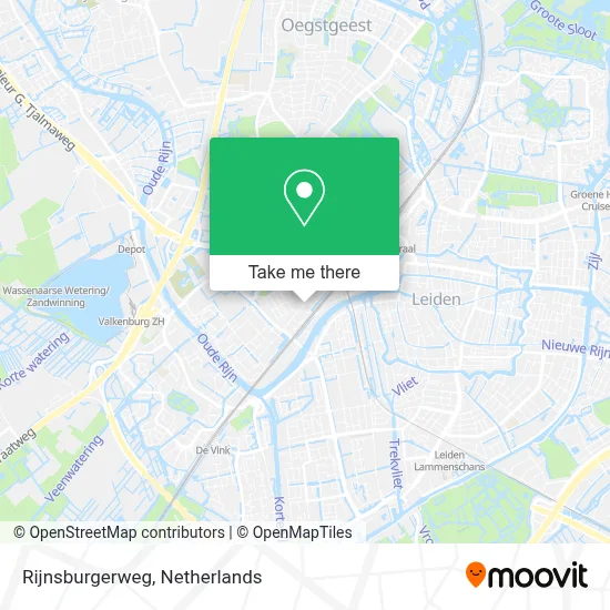 Rijnsburgerweg map