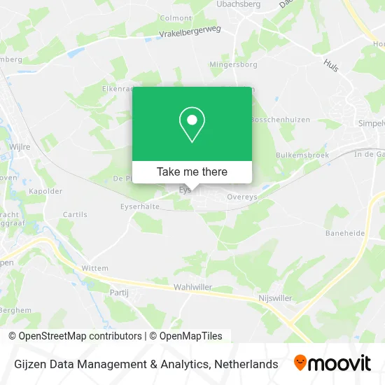 Gijzen Data Management & Analytics map