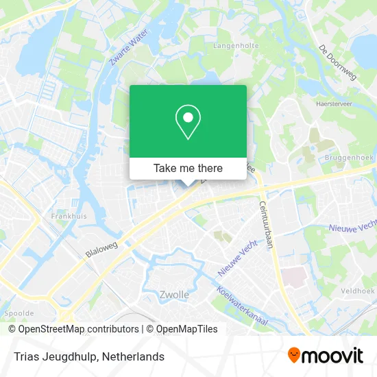 Trias Jeugdhulp map