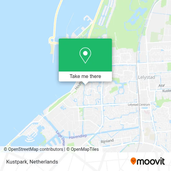 Kustpark map