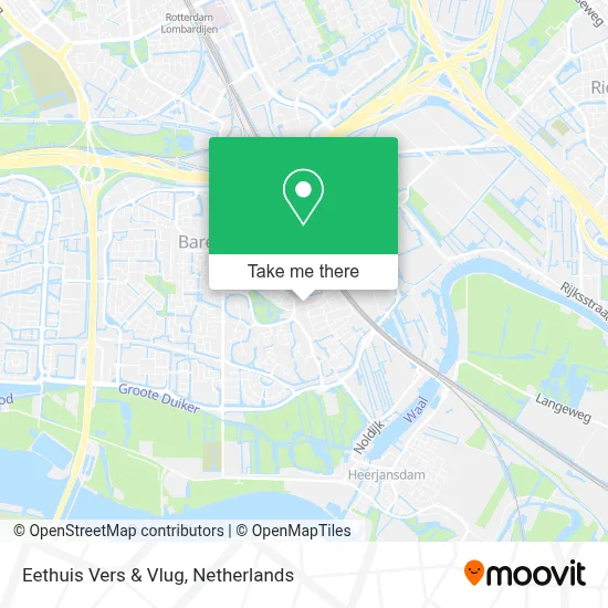 Eethuis Vers & Vlug map