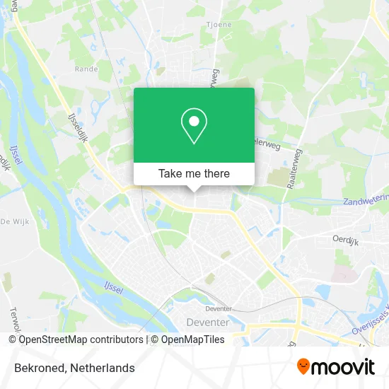Bekroned map