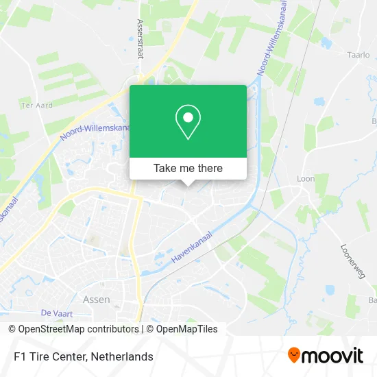 F1 Tire Center map