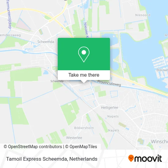 Tamoil Express Scheemda map