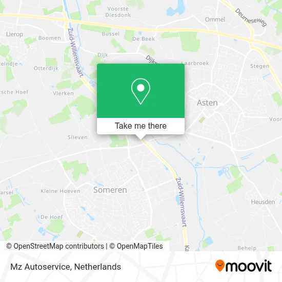 Mz Autoservice map