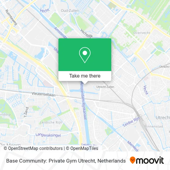 Base Community: Private Gym Utrecht map