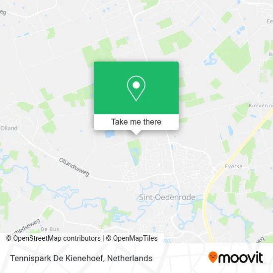 Tennispark De Kienehoef map