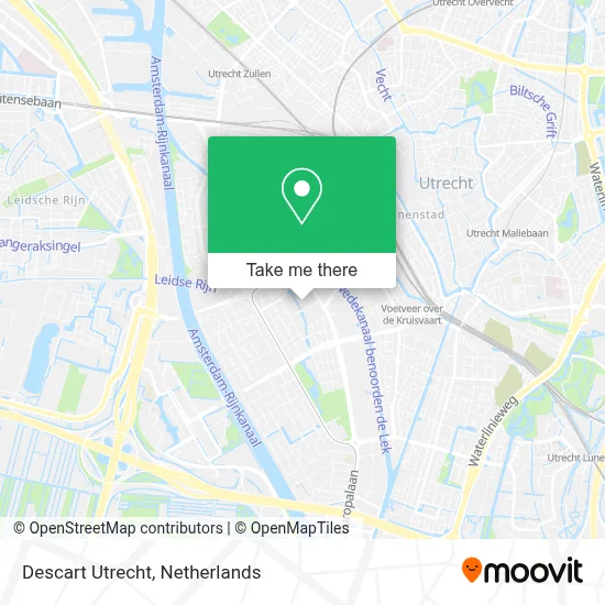 Descart Utrecht map