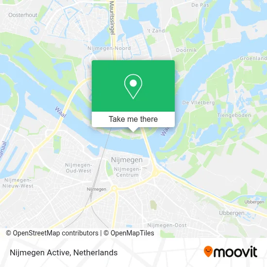 Nijmegen Active map