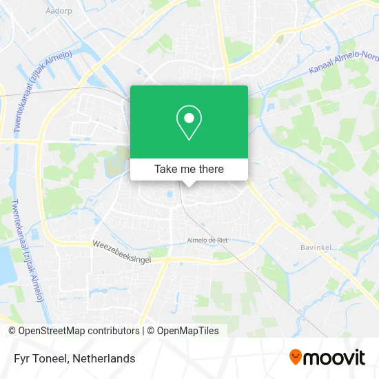 Fyr Toneel map