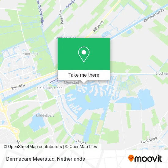 Dermacare Meerstad map