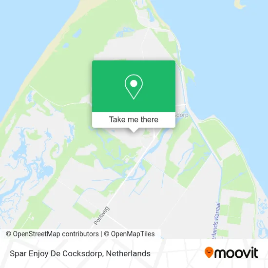 Spar Enjoy De Cocksdorp map