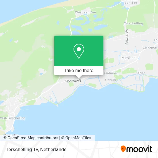Terschelling Tv map