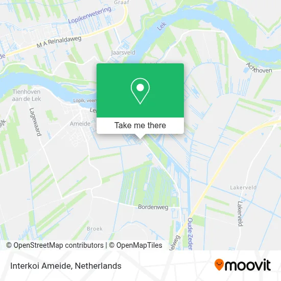 Interkoi Ameide map