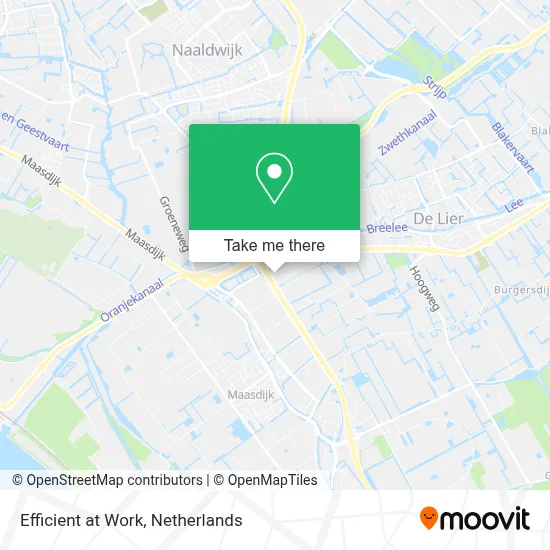 Efficient at Work map