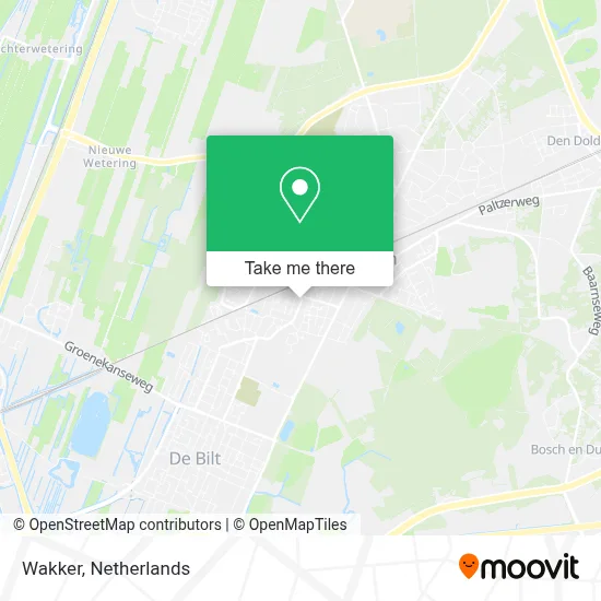 Wakker map