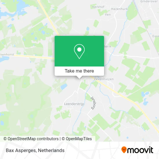 Bax Asperges map