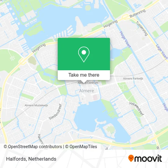 Halfords map