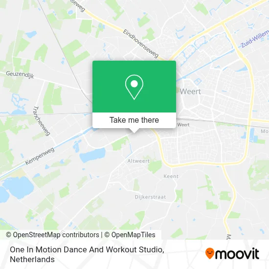 One In Motion Dance And Workout Studio map