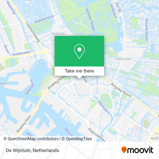 De Wijntuin Karte