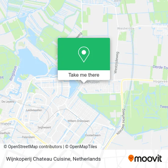Wijnkoperij Chateau Cuisine map