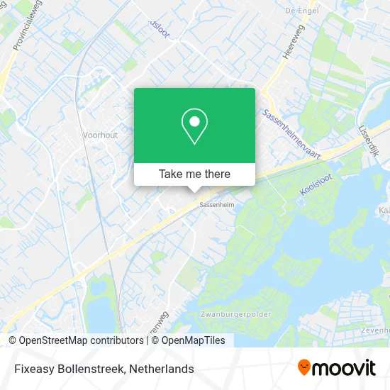 Fixeasy Bollenstreek map