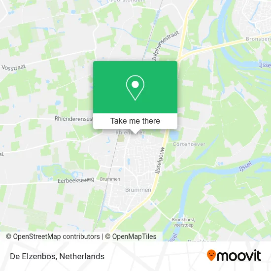 De Elzenbos map