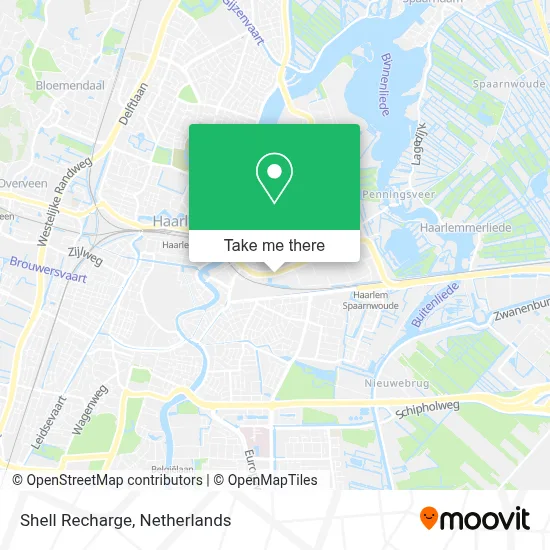 Shell Recharge map