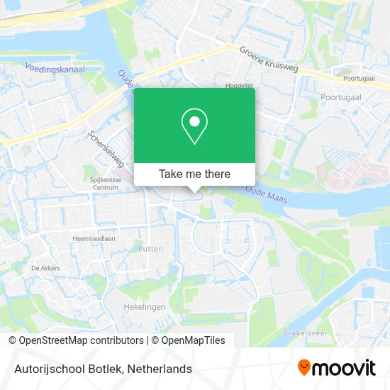 Autorijschool Botlek Karte