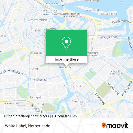 White Label map