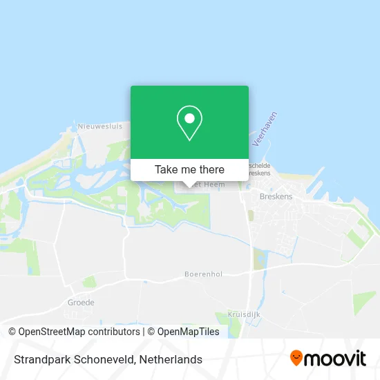 Strandpark Schoneveld map