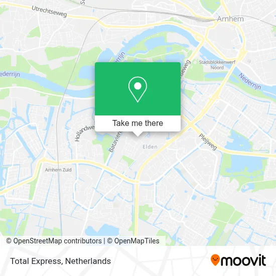 Total Express map