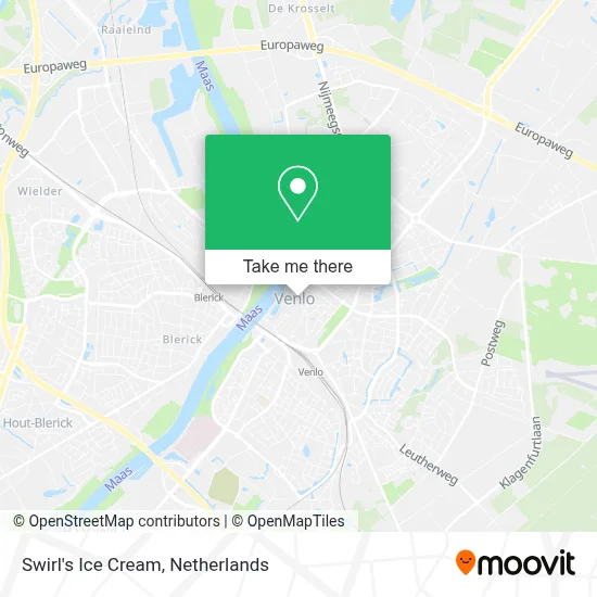 Swirl's Ice Cream map