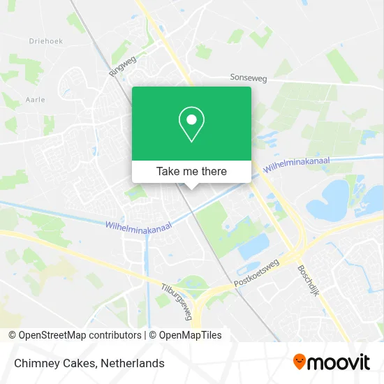 Chimney Cakes map