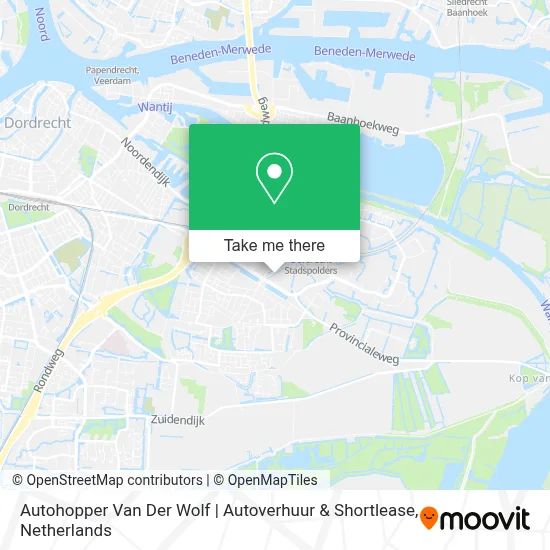 Autohopper Van Der Wolf | Autoverhuur & Shortlease map