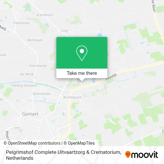Pelgrimshof Complete Uitvaartzorg & Crematorium map