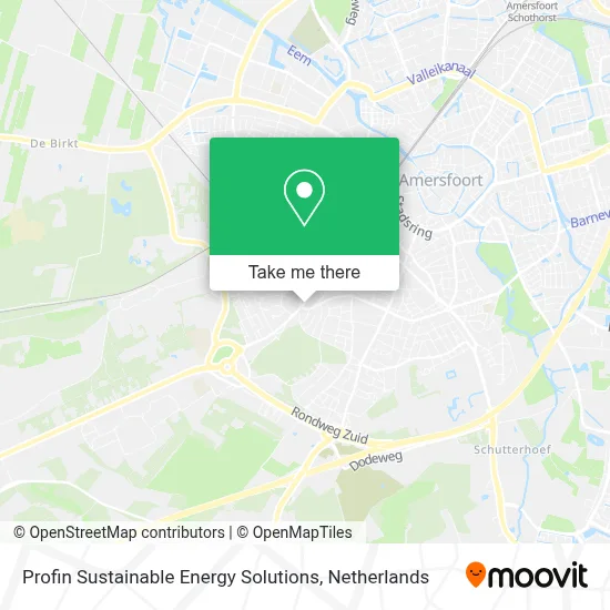 Profin Sustainable Energy Solutions map