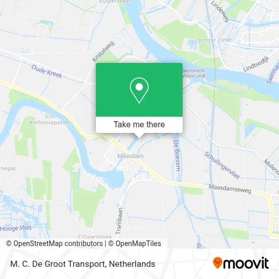 M. C. De Groot Transport map