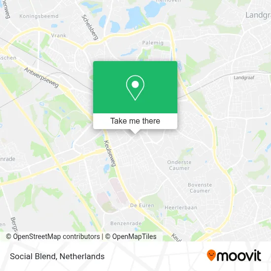 Social Blend map