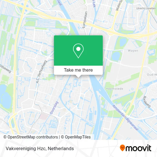 Vakvereniging Hzc map