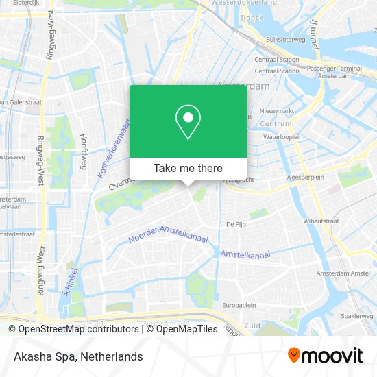 Akasha Spa map
