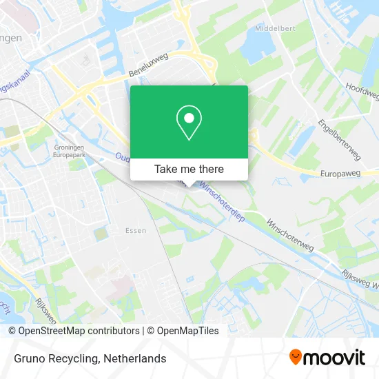 Gruno Recycling map